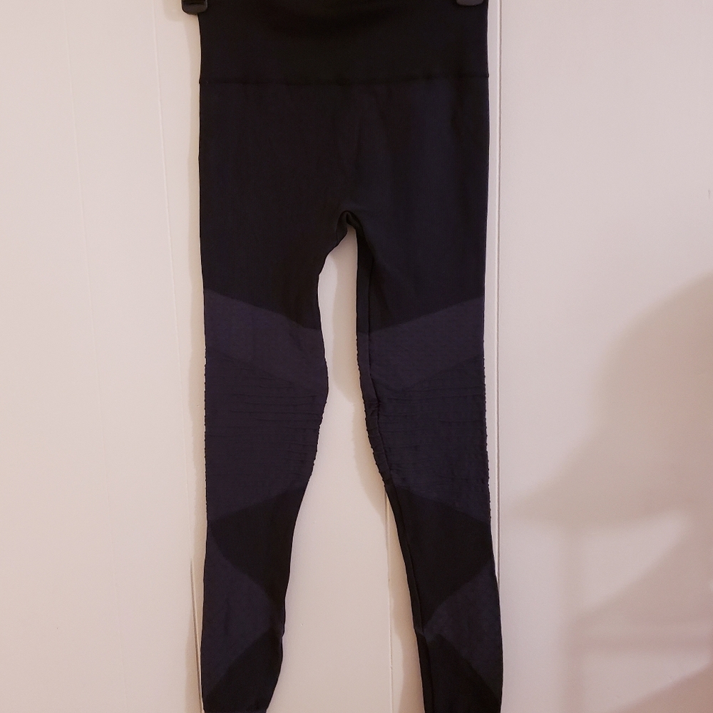 Spanx Leggings Xs/Tp Double Layer Shaping Waistba… - image 1